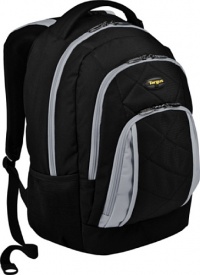 Targus Brilliance II Backpack Designed for 16-Inch Laptop - TSB219US (Black/Gray)