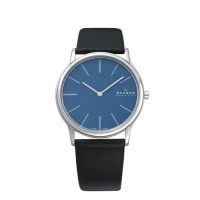 Skagen Men's 858XLSLN Steel Ultra Slim Black Blue Watch