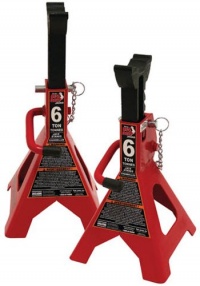 Torin T46002A 6 Ton Double Locking Jack Stands (Sold in Pairs)