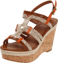 Lucky Women's Keena Wedge Sandal,Dune Combo,8.5 M US