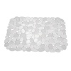 InterDesign Pebblz Sink Large Sink Mat, Clear