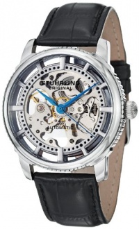 Stuhrling Original Men's 393.33152Set Classic Winchester Skeleton Automatic Silver Tone Watch Set