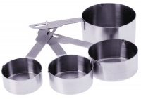 Progressive International Heavy Duty 4 Piece Stainless Steel Measuring Cup