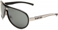 Gucci GG1566/S Sunglasses - 0REE Black Ruthenium (95 Grey Lens) - 66mm