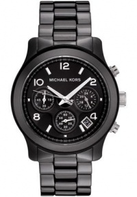 Michael Kors Women's MK5162 Black Ceramic Runway Watch