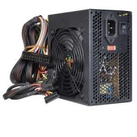 Logisys Corp. 550W 120mm Ball Bearing Fan with PSU ATX 550 Power Supply PS550E12BK, Black