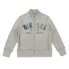 Diesel Kids (age 2-8) Sofya Zip Up Sweatshirt Grey Age 6