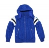 Diesel Boys Down Jomase Bomber Hooded Down Jacket (10Y (10Years), Blue royal/white/black)