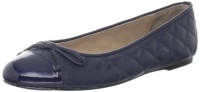 Delman Women's Falon Ballet Flat,Navy,6 M US