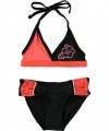 Pink Platinum Surf Sweet 2-Piece Bikini (Sizes 7 - 16) - coral, 7 - 8