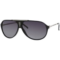 Carrera Hot/P/S Adult Aviator Metal Polarized Designer Sunglasses - Black Palladium/Gray Shaded / One Size Fits All