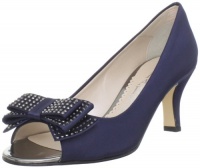 Caparros Women's Bouvier Peep-Toe Pump,Blue,9 M US