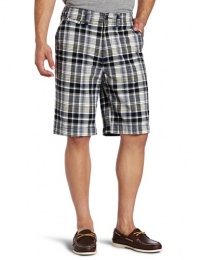 Nautica Men's Yarn Dye Flat Front Short