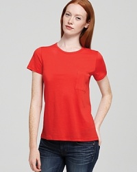 Layer on some color with this vibrant Theory tee in ultra-soft Supima cotton.