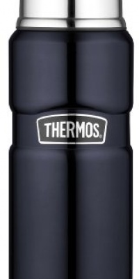 Thermos Stainless King 16-Ounce Compact Bottle, Midnight Blue