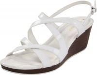 Cole Haan Women's Air Jaynie Platform Sandal,White Patent,7.5 B US