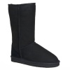 UGG Australia Women's Classic Tall Sheepskin Fashion Boot Black 7 M US