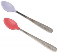 Gerber Graduates BPA Free 2 Pack Soft Bite Infant Spoon, Colors May Vary