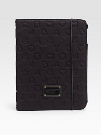 Marc Jacobs Dreamy Logo Neoprene Tablet Book Black