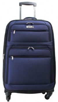 Kenneth Cole Reaction Luggage Changing Lanes Suitcase, Blue, Medium