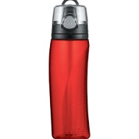 Thermos Intak Hydration Bottle with Meter, Red