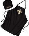 NFL New Orleans Saints Chef Hat and Apron Set