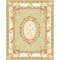 Safavieh Lyndhurst Collection LNH328B Sage and Ivory Area Rug, 8-Feet by 11-Feet