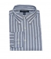 Tommy Hilfiger Men Striped Long Sleeve Logo Shirt