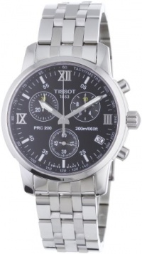 Tissot Men's T014.417.11.058.00 Black Dial PRC 200 Watch