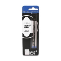 Montblanc(R) Refills, Rollerball, Medium Point, Blue, Pack Of 2