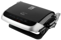 George Foreman GRP4EMB Black Evolve Grill with 2 Grill Plates, 1 Deep-Dish Bake Pan and 1 Cupcake and Muffin Pan Insert