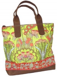 Amy Butler Cara Tote,Fuschia Tree Tomato,one size