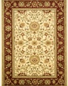 Safavieh Lyndhurst Collection LNH212K Ivory and Red Area Rug, 9-Feet by 12-Feet