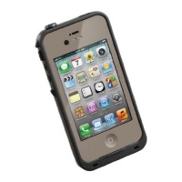 LifeProof 1001-10 Carrying Case for iPhone 4S/4 - 1 Pack - Retail Packaging - Dark Flat Earth/Black