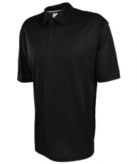 Russell Athletic Men's Dri-Power Solid Polo, Black, 3X-Large