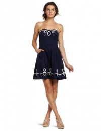 Lilly Pulitzer Women's Blossom Dress, True Navy Anchor Jacquard, 6