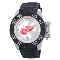 Game Time Men's NHL-BEA-DET Beast Detroit Redwings Beast Round Analog Watch