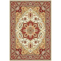 Safavieh Lyndhurst Collection LNH330A Ivory and Red Area Rug, 8-Feet by 11-Feet