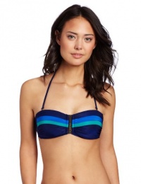 La Blanca Women's Mahalo Cup Bandeau, Midnight, 8