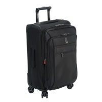 Delsey Luggage Helium X'pert Lite Ultra Light Carry On 4 Wheel Spinner Suiter Upright, Black, 21 Inch