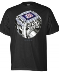 Lords of the Ring. Eli and co. dominated the Patriots. Now you can show of their hardware with this championship t-shirt from Reebok. (Clearance)