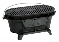 Lodge Logic L410 Pre-Seasoned Sportsman's Charcoal Grill