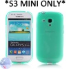 Arbalest(TM) Semitransparent TPU Cover Gel Case For Samsung GT-I8190 GALAXY S3 MINI [*MINI ONLY,Not I9300*] -(LightBlue/Turquoise), with Arbalest(TM) Screen Protector for Samsung Galaxy S3 Mini I8190, Cleaning Cloth and ScreenGuard Applicator