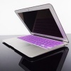 TopCase PURPLE Keyboard Silicone Cover Skin for Macbook AIR 11 A1370 Late 2010 - Mid 2011(JULY) with TOPCASE� Logo Mouse Pad