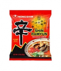 Nongshim Shin Noodle Ramyun Gourmet Spicy, 4.2 Ounce Packages (Pack of 30)