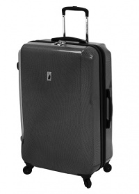 London Fog Luggage Windsor 360 Collection 28-inch Expandable Hardside Upright, Grey, One Size