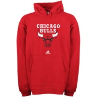 NBA adidas Chicago Bulls True Team Pullover Hoodie - Red