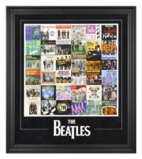 The Beatles Singles Around The World Framed Presentation - 31 X 27