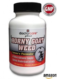 Horny Goat Weed | Male Enhancement | Highest Effective Blend 904mg 90 Capsules - Only TOP SELLING Blend with Tribulus Terrestris | 100% Guaranteed | All Natural, Safe, Fast, Potent By Doctorcareplus - Introductory Price