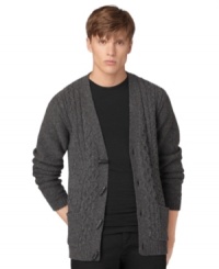 The perfect winter companion, this Calvin Klein Jeans cardigan is handsomely warm.